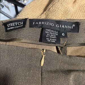 Fabrizio Gianni Women's Stretch Trousers - Brown